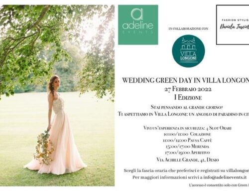 Wedding green day in Villa Longoni